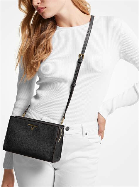 michael michael kors valerie medium pebbled leather crossbody bag|Valerie Medium Pebbled Leather Crossbody Bag .